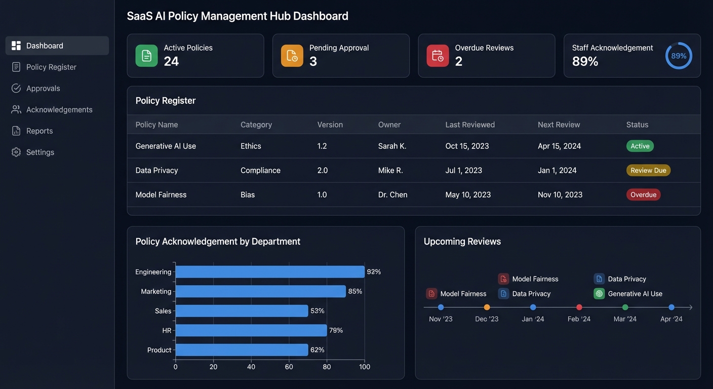 AI Policy Management Dashboard